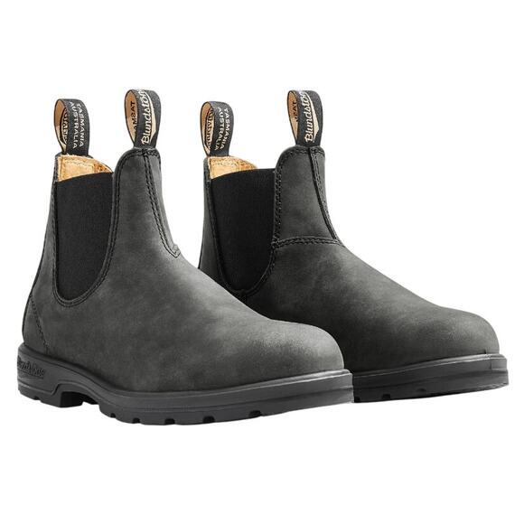 Blundstone Mens 587 Chelsea Boots US 11 Black Leather Water Resistant NWOB - Picture 1 of 14